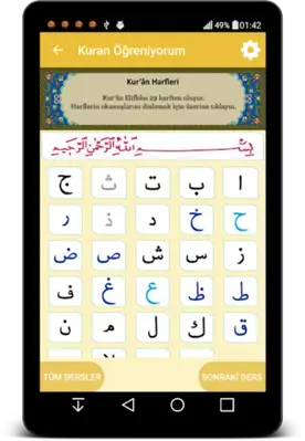 Kuran Öğreniyorum android App screenshot 1