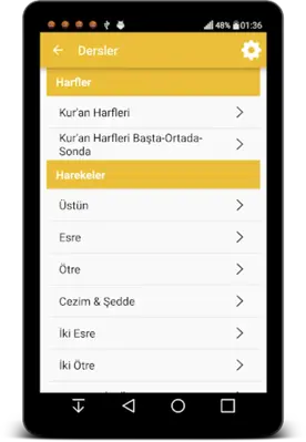 Kuran Öğreniyorum android App screenshot 6